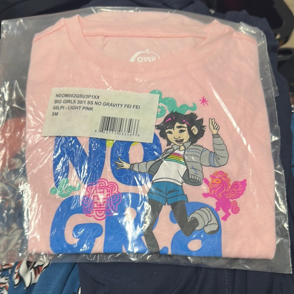 Kids Light Pink Graphic T-Shirt